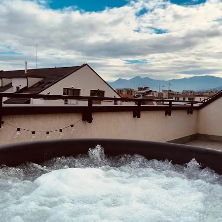 Lejlighed Skylark - Monaco Penthouse With Jacuzzi & Panoramic View Braşov